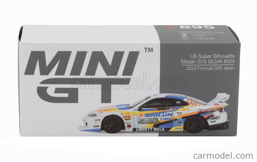 MINI-GT MGT00895-R Scale 1/64 | NISSAN SILVIA (S15) LB SUPER