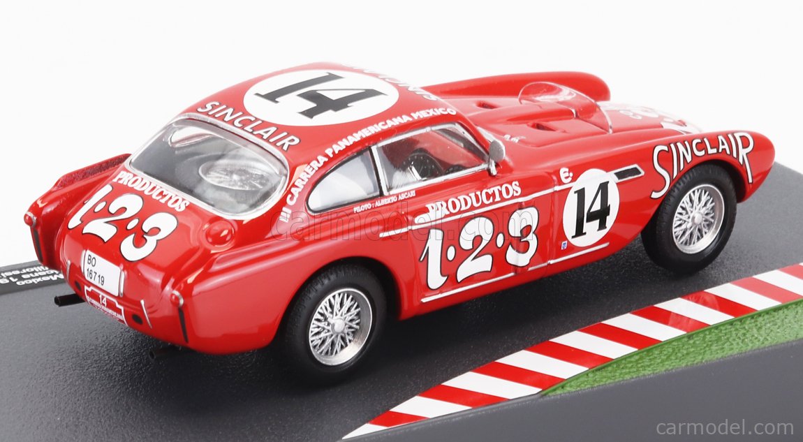 1/43 Ferrari 340 Mexico Berlinetta #0222AT 1952 Carrera