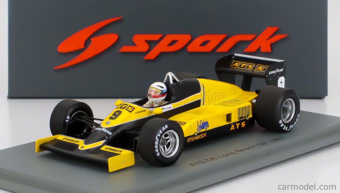 Spark Models ATS D6 MONACO GP 1983 - MANFRED WINKELHOCK
