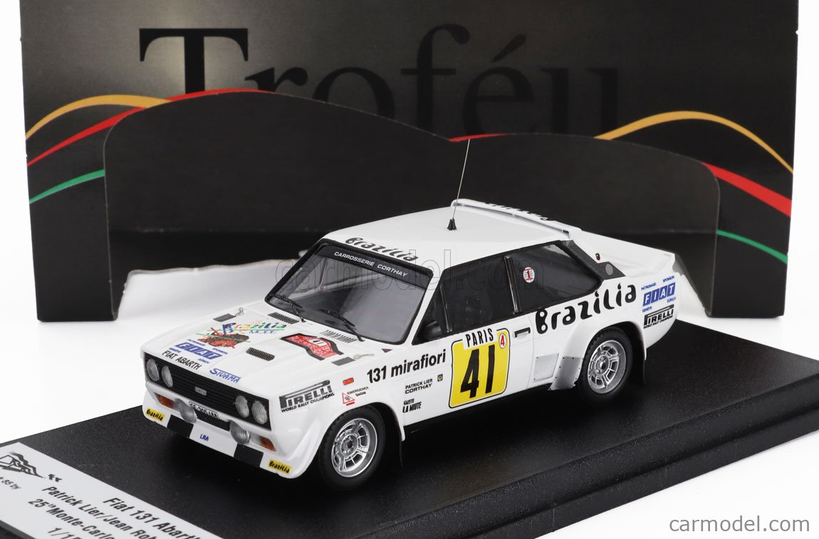 Rallye Monte Carlo 1978 Walter Röhrl / C.Geistdorfer Fiat 131 Abarth 4th place Assistance