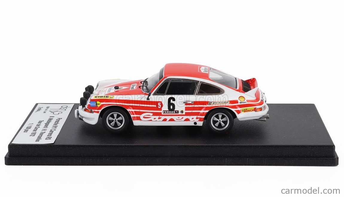 Trofeu Porsche 911 Carrera Rs Coupe N 44 24h Le Mans 1973 Jean Francois Piot Peter Zbinder 1 43 Zluta Bila 3