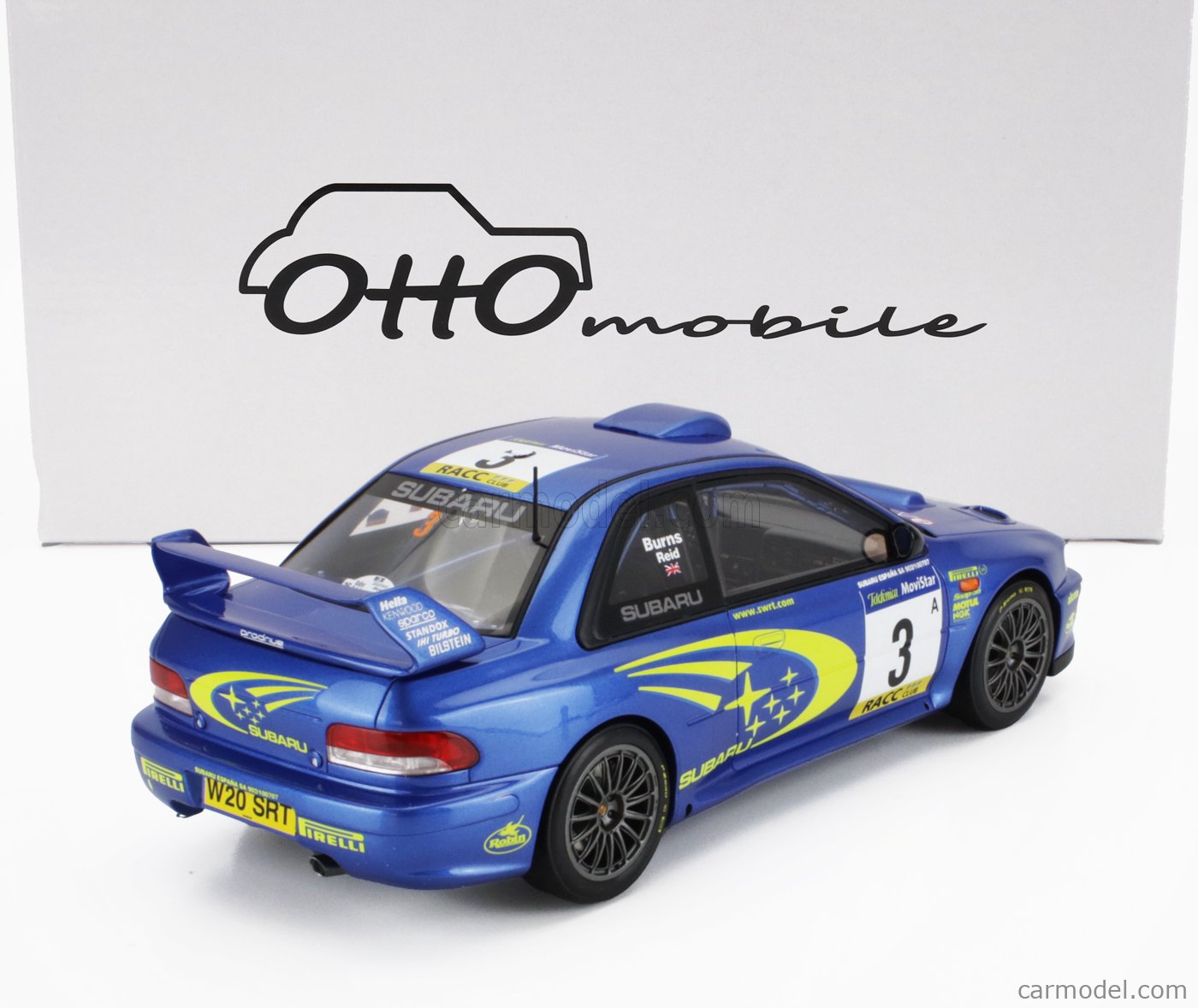 otto mobile 1/18　スバル インプレッサ S6 WRC 2000 OttO 1:18 SUBARU IMPREZA S6 WRC BLUE CATALUNYA 2000 OT472