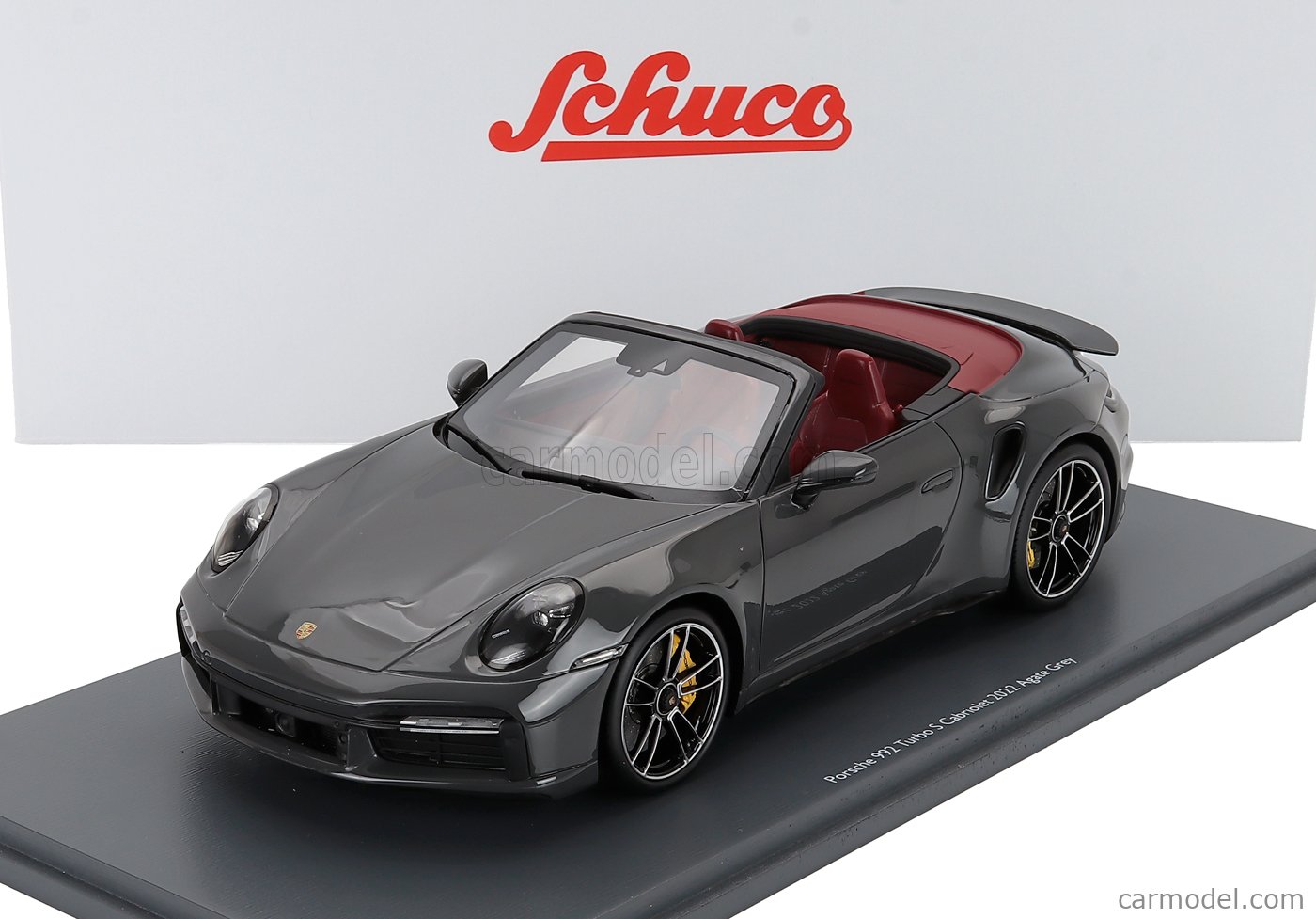 SCHUCO 18U00143 Scala 1/18 | PORSCHE 911 992 TURBO S CABRIOLET
