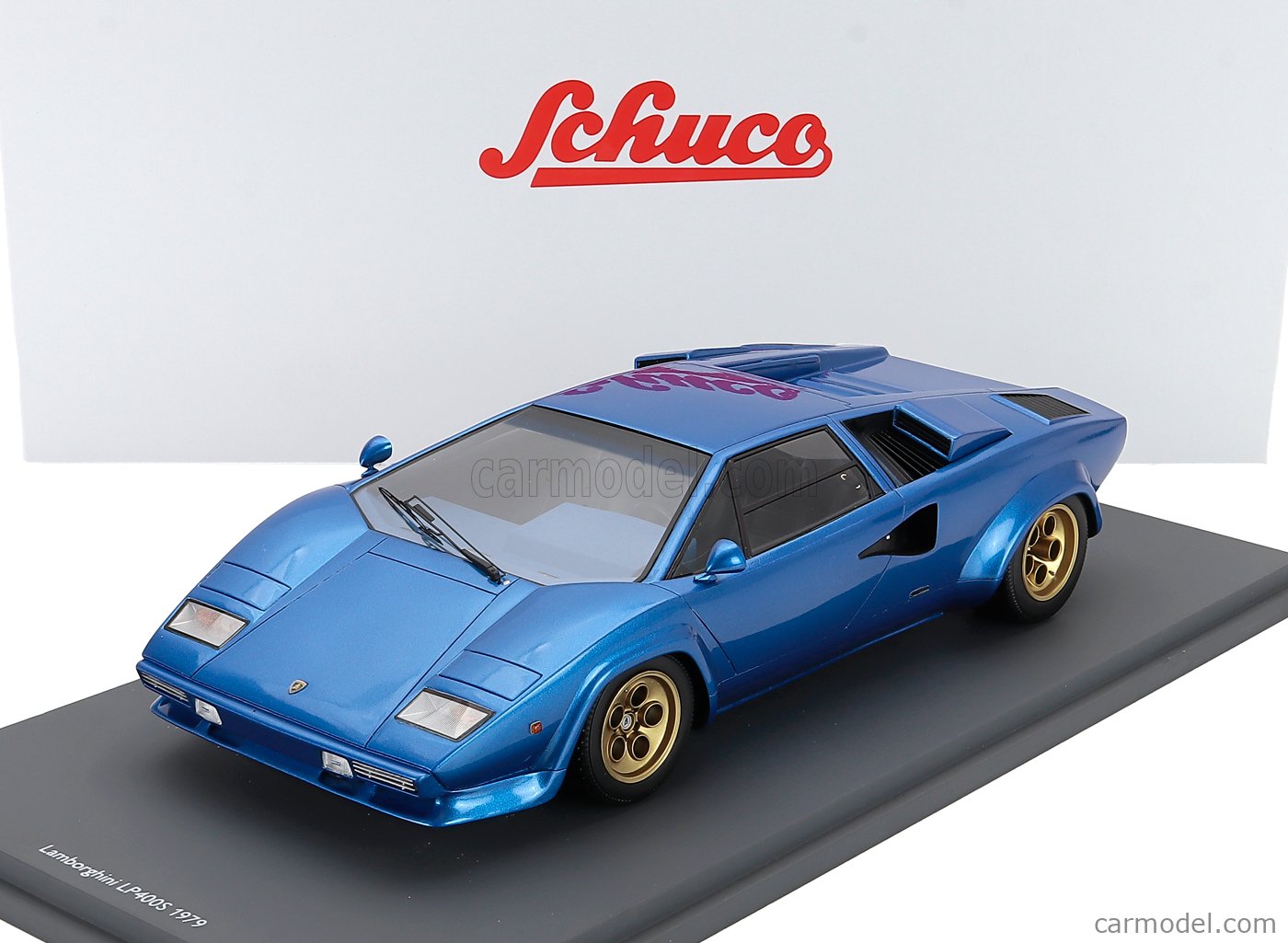 SCHUCO 18U00025 Масштаб 1/18 | LAMBORGHINI COUNTACH LP400S 1979 BLUE