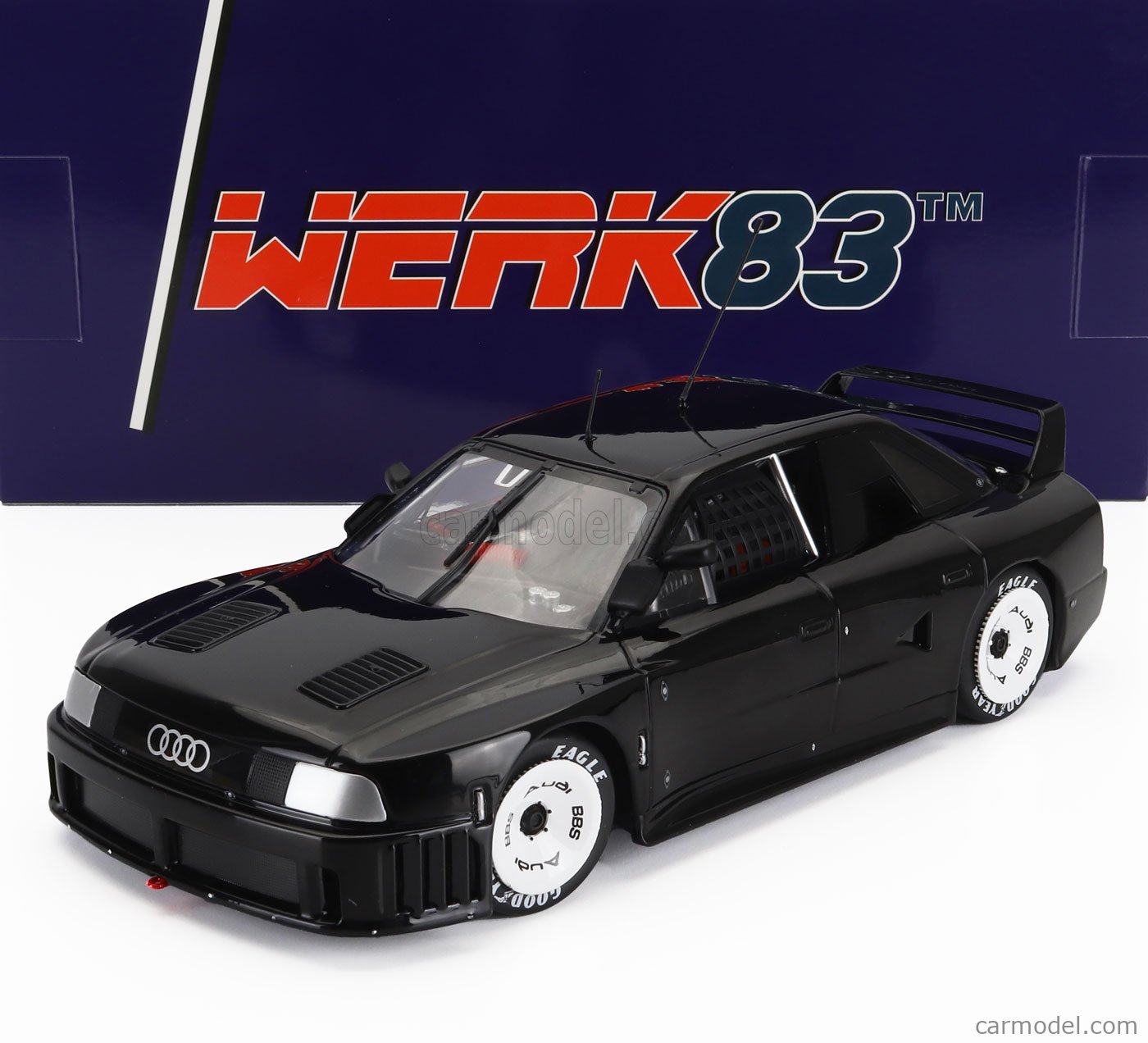 WERK83 W1806008 Scale 1/18 | AUDI 90 IMSA GTO TEST CAR 1989 BLACK