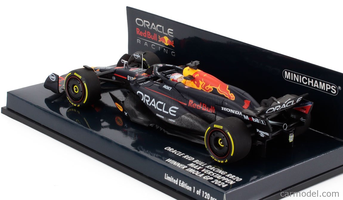 ミニチャンプス　1/43 RB20 ラスベガスGP ワールドチャンピオン Max Verstappen - Red Bull RB20 - 2024 Las Vegas GP 4 Times