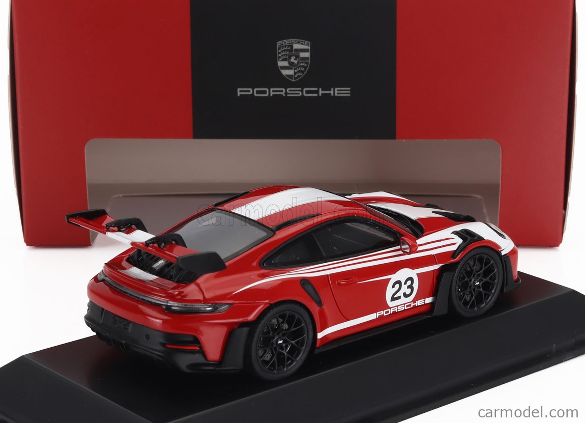Miniature Spark – Porsche 911 992 GT3 RS Salzburg 2022 – Rouge – 1/18 – Neuve