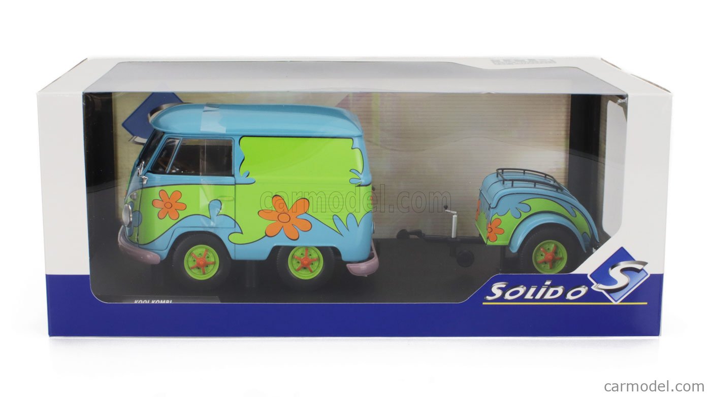 ソリド 1/18 VW T1 バン ゴーストハンターズ マシン トレーラー付 SOLIDO 1810904 Scale 1/18 | VOLKSWAGEN T1 VAN KOOL COMBI