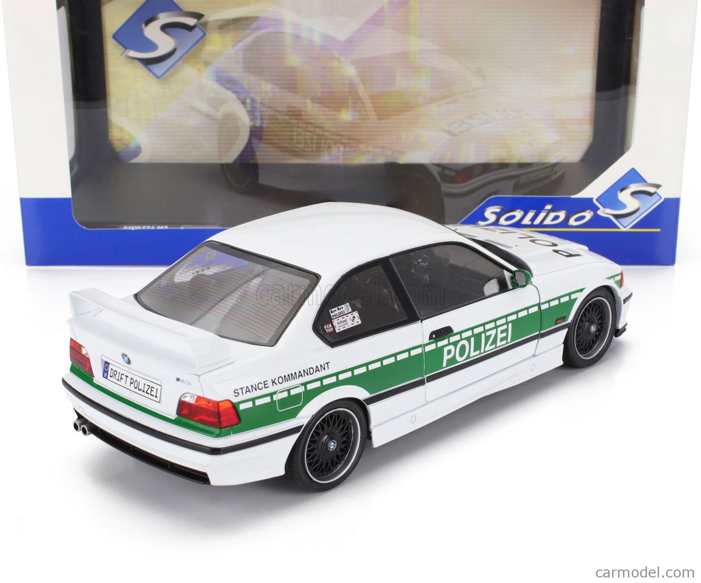 SOLIDO 1803915 Scala 1/18 | BMW 3-SERIES M3 (E36) COUPE POLIZEI 1991 ...