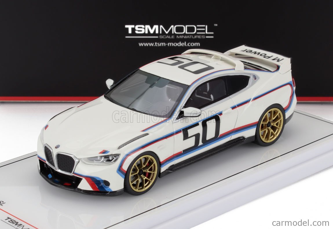 Miniature 1:18 Truescale BMW 3.0 CSL Coupé Motorsport #50 Jahre M Power 2022 TS0495