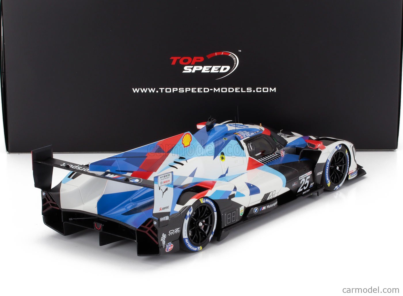 Modèle Réduit SPARK 1:43 BMW M Hybrid LMDh #15 Le Mans 2024 (Vanthoor/Marciello) - Neuf