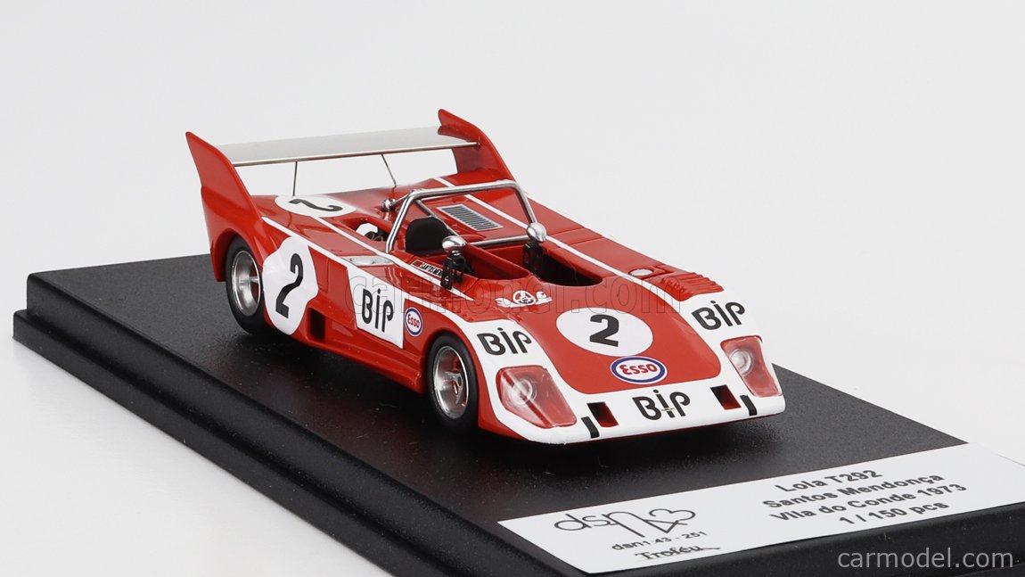 Lola T292 Team BiP Vila Real International 1973 - Maßstab 1:43 1970-1974 24H LE MANS MOTORSPORT