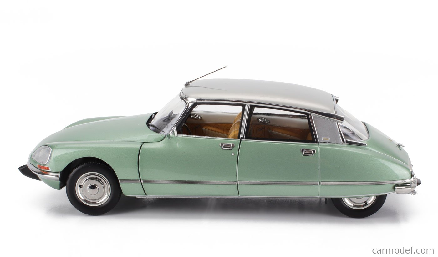 NOREV 181724 Scale 1/18 | CITROEN DS23 PALLAS 1972 GREEN MET SILVER