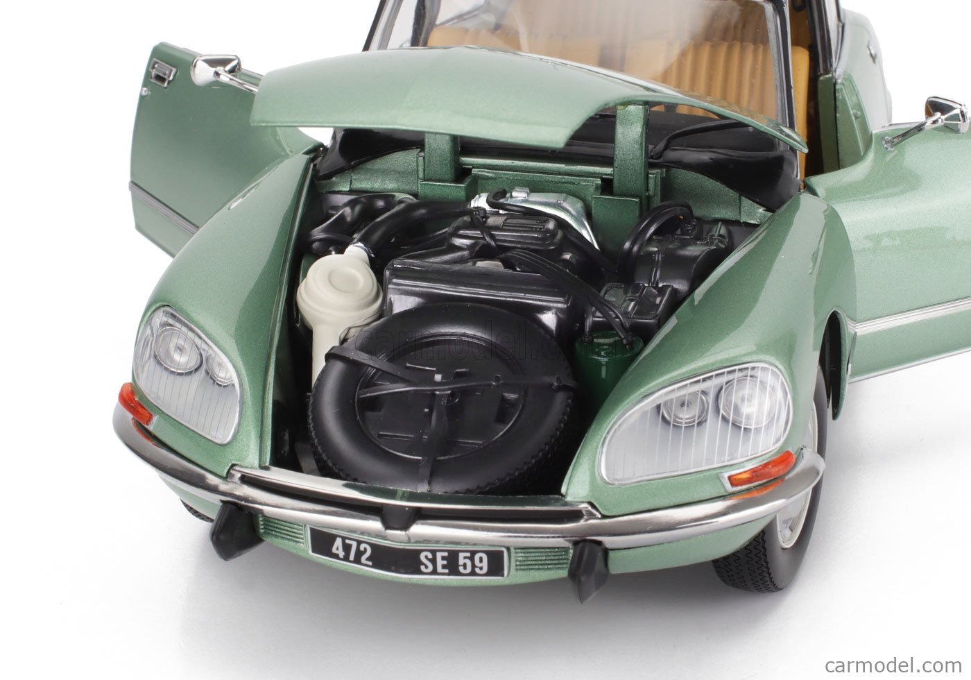 NOREV 181724 Scale 1/18 | CITROEN DS23 PALLAS 1972 GREEN MET