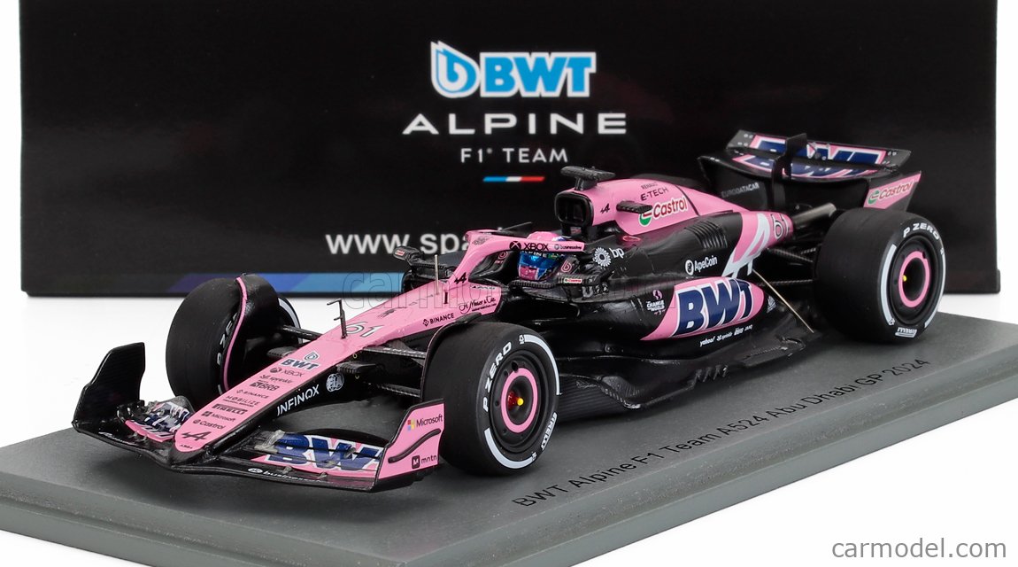 SPARK-MODEL S9566 Scale 1/43 | ALPINE F1 A524 TEAM BWT ALPINE N 61