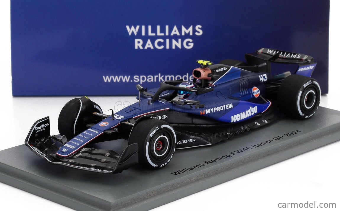 MINICHAMPS 1/43 - WILLIAMS FW46 - GP van de VS 2024 (A. Albon) - Little MINICHAMPS 1/43 - WILLIAMS FW46 - GP van de VS 2024 (A. Albon) - Little