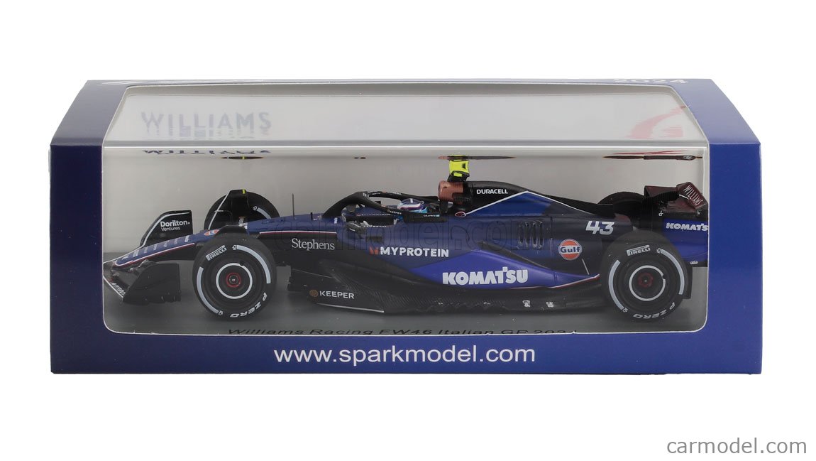 SPARK-MODEL S9564 Scale 1/43 | WILLIAMS F1 FW46 TEAM WILLIAMS RACING N ...