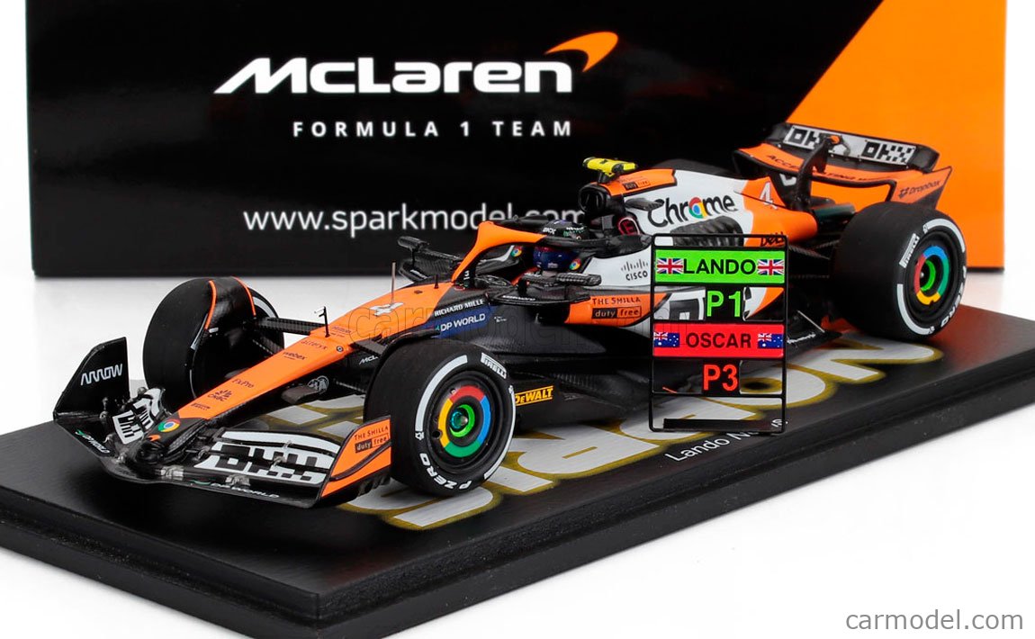 SPARK-MODEL S9561 Escala 1/43 | McLAREN F1 MCL38 TEAM MCLAREN N 4
