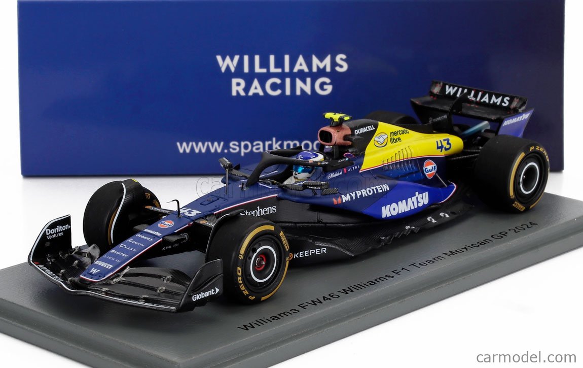 SPARK-MODEL S9554 Masstab: 1/43 | WILLIAMS F1 FW46 TEAM WILLIAMS RACING ...