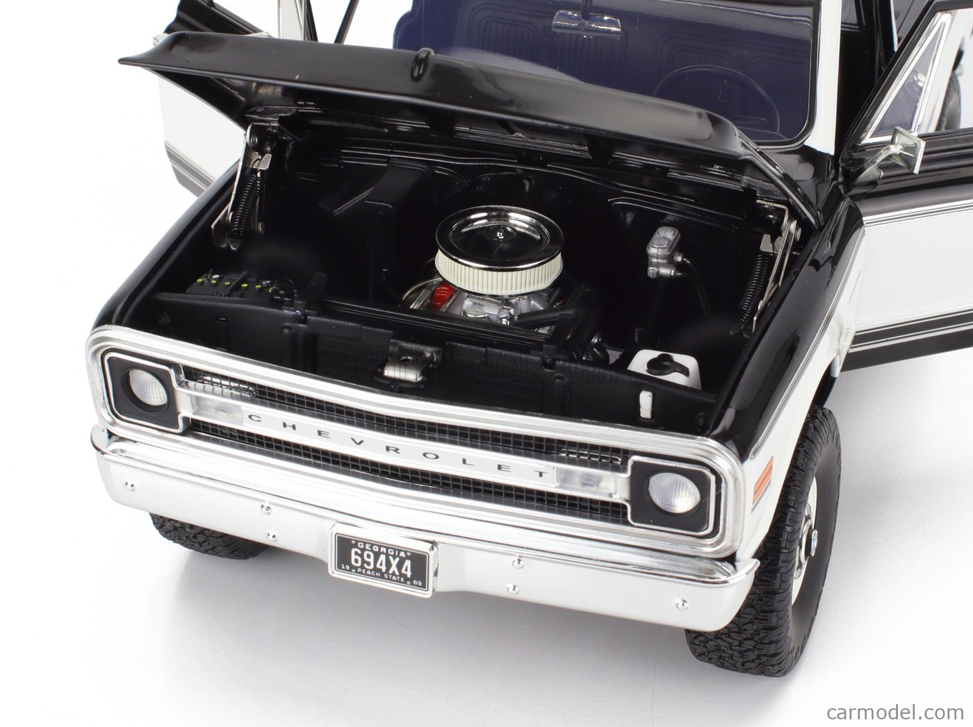 acmeアクメ/'70 Chevyシボレー K-10 4x4 1/18 限定 1/18 ACME 1970 Chevrolet K10 4x4 (Black) Diecast Car Model