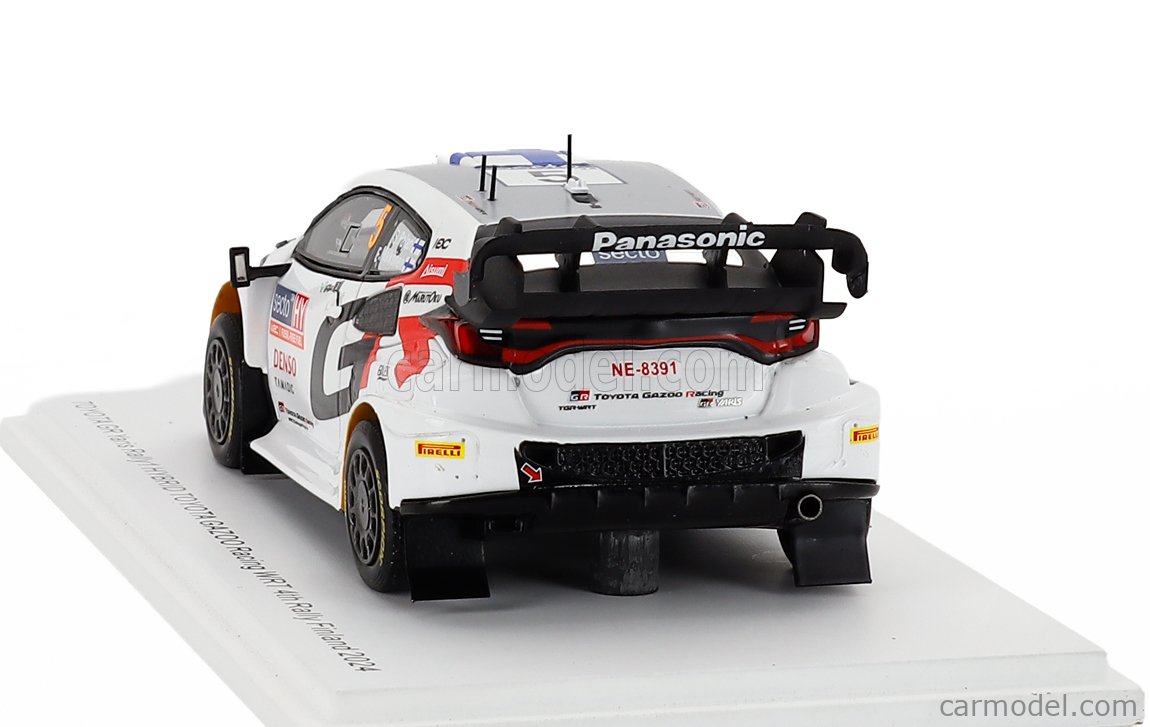 Spark 1/43 TOYOTA GR Yaris Rally1 HYBRID No.18 TOYOTA GAZOO Racing WRT 4th Rally Japan 2024 T. Katsuta - A.Johnston