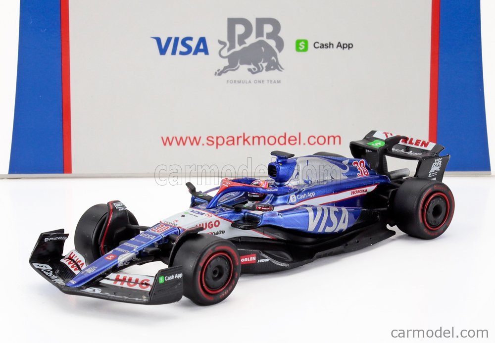 SPARK-MODEL Y408 Scale 1/64 | RACING BULLS F1 VCARB-01 TEAM VISA