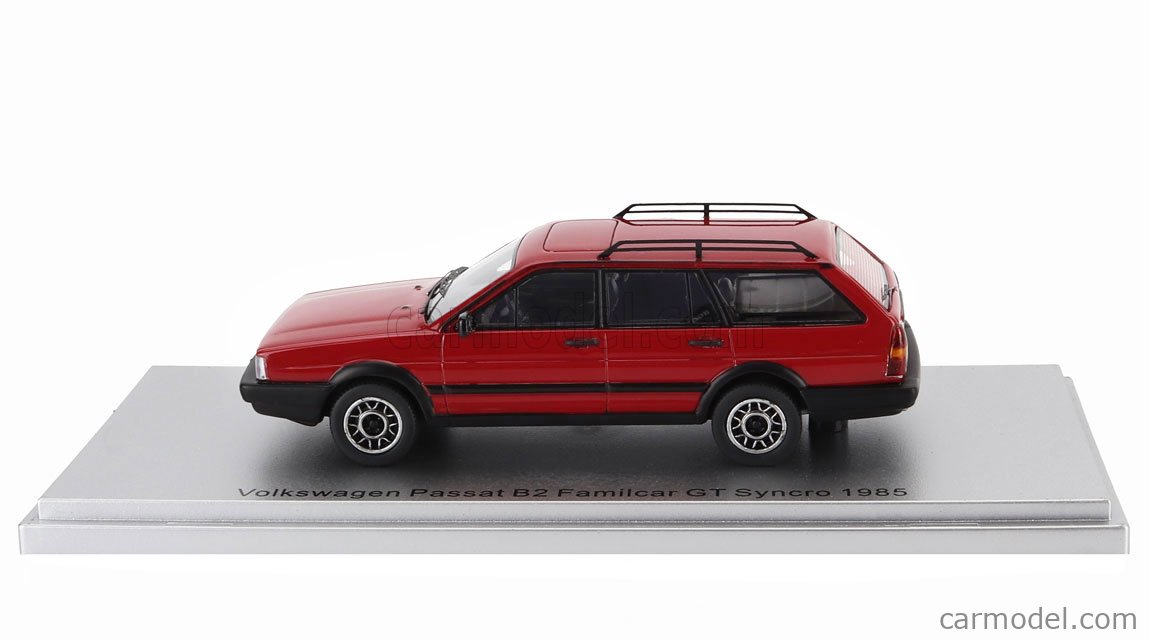 Modèle Réduit 1:43 Volkswagen Passat B2 Variant Syncro 1984 Vert - Kess Model, Neuf