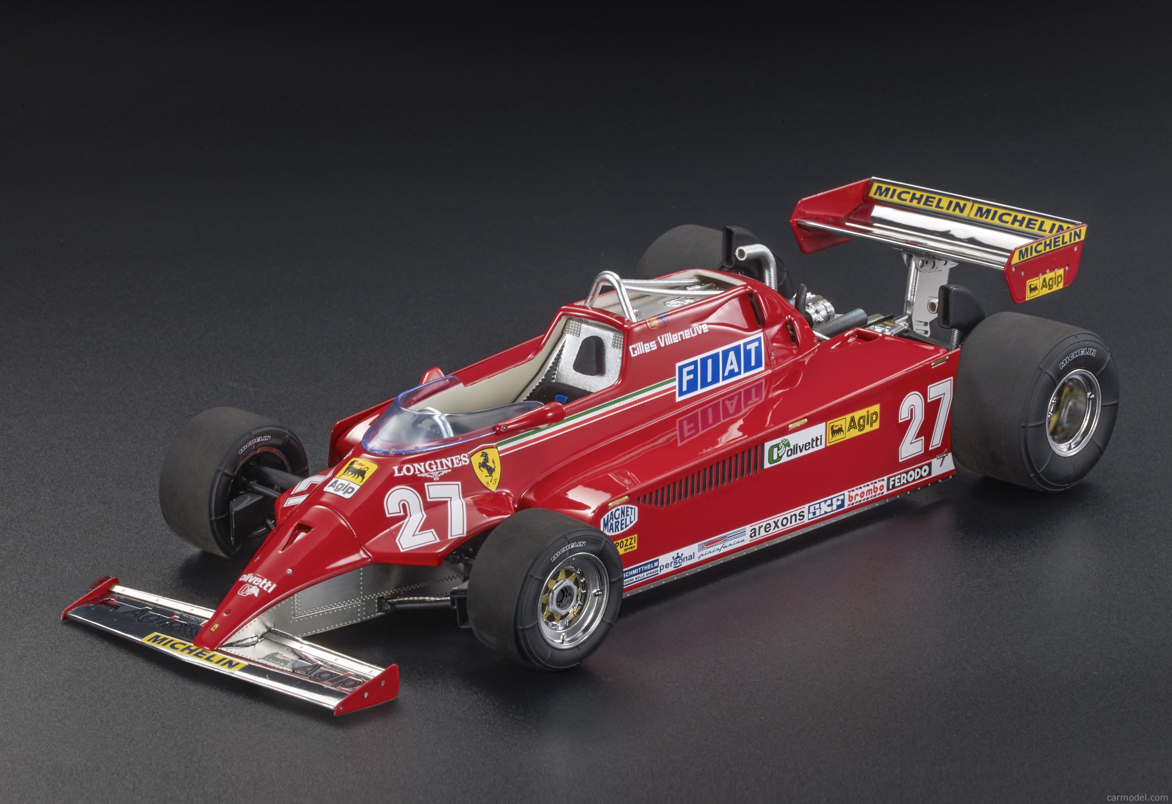 GP Replicas 1:18 G. Villeneuve Ferrari 126CX #27 Practice