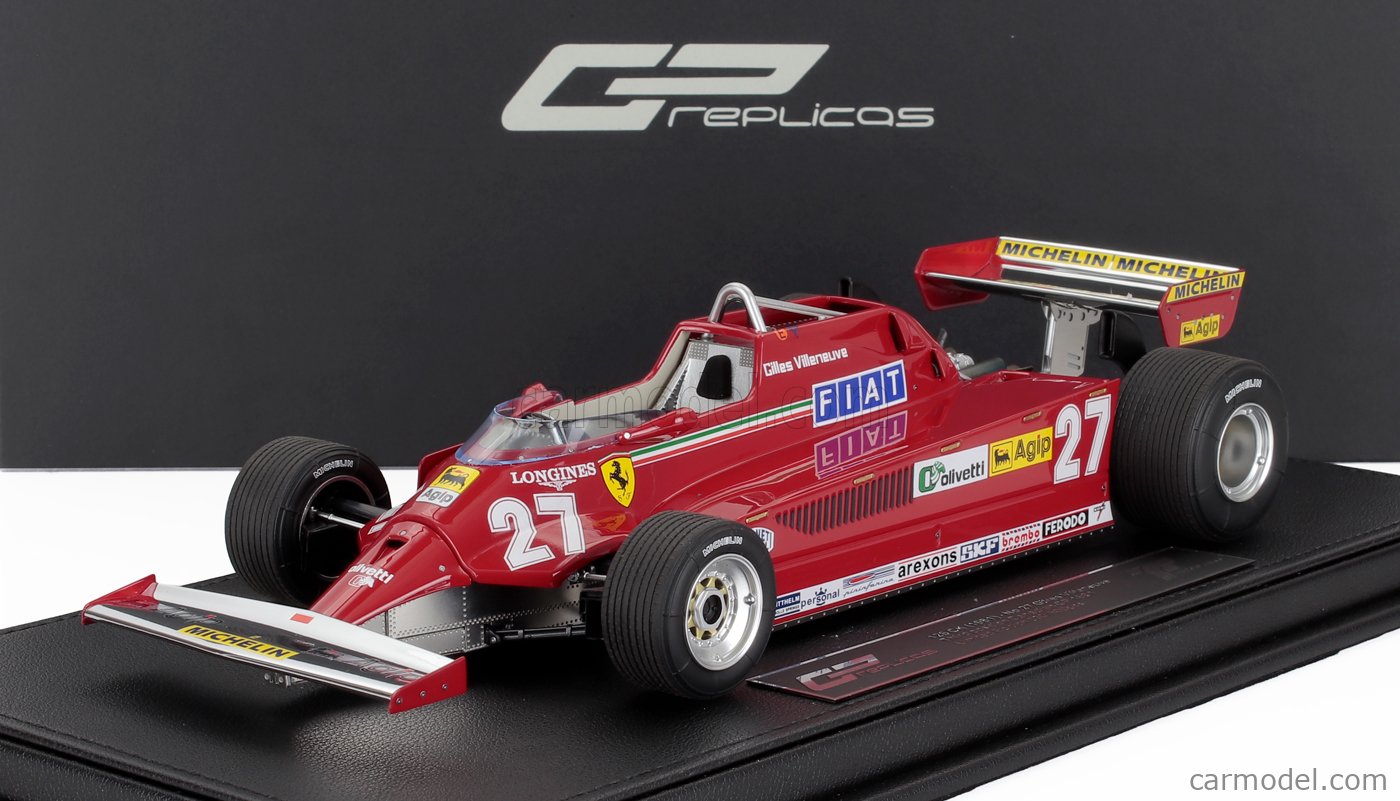 GP-REPLICAS GPFTMV001A Scale 1/18 | FERRARI F1 126CK N 27 3rd