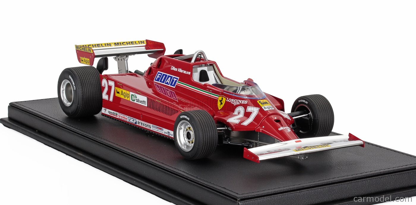 GP-REPLICAS GPFTMV001A Scale 1/18 | FERRARI F1 126CK N 27 3rd
