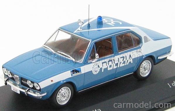 ミニカー MINICHAMPS Alfa Romeo Alfetta 1.8 1/43 MINICHAMPS 400120291 Scale 1/43 | ALFA ROMEO ALFETTA 1.8 POLIZIA