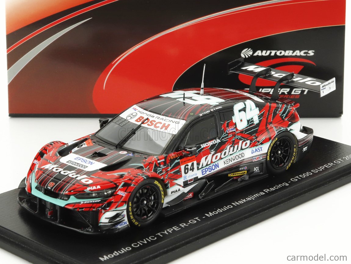 SPARK-MODEL SGT163 Scala 1/43 | HONDA CIVIC TYPE-R GT TEAM MODULO