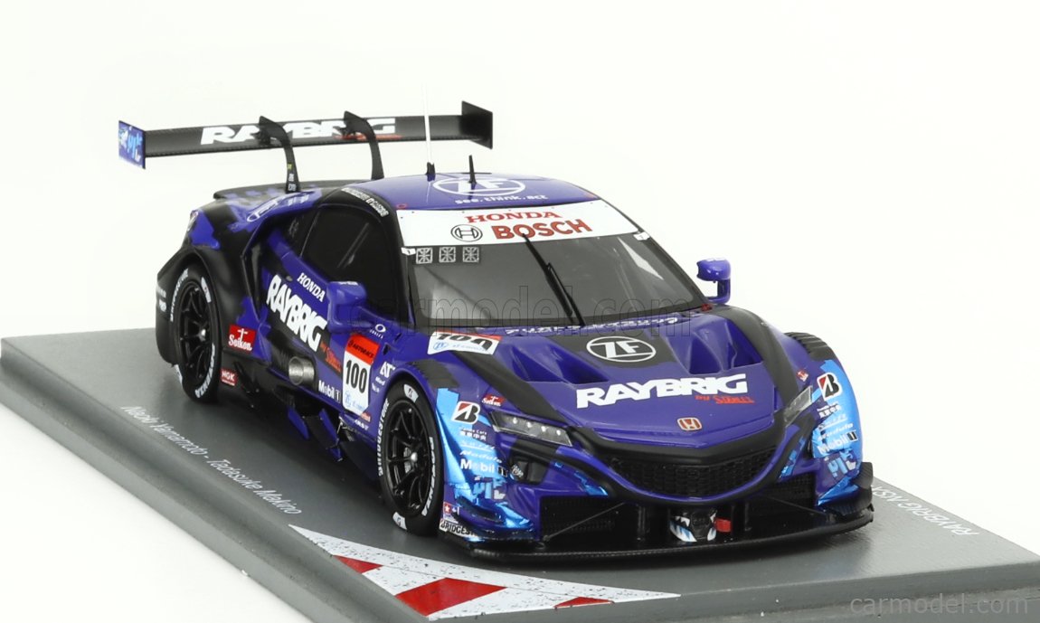 【spark】RAYBRIG NSX 2020/STANLEY NSX 2023 SPARK製 RAYBRIG NSX-GT No.100 TEAM KUNIMITSU SUPER GT 2020