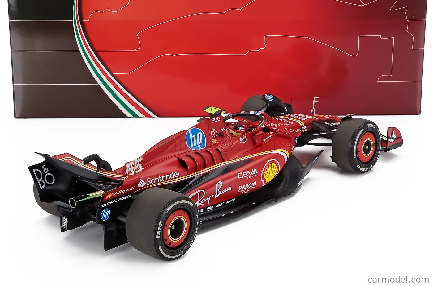 BBR-MODELS BBR241855E Scale 1/18 | FERRARI F1 SF-24 TEAM SCUDERIA 