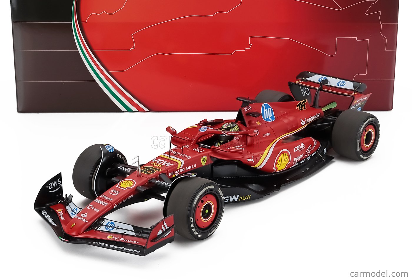 BBR-MODELS BBR241816D Масштаб 1/18 | FERRARI F1 SF-24 TEAM