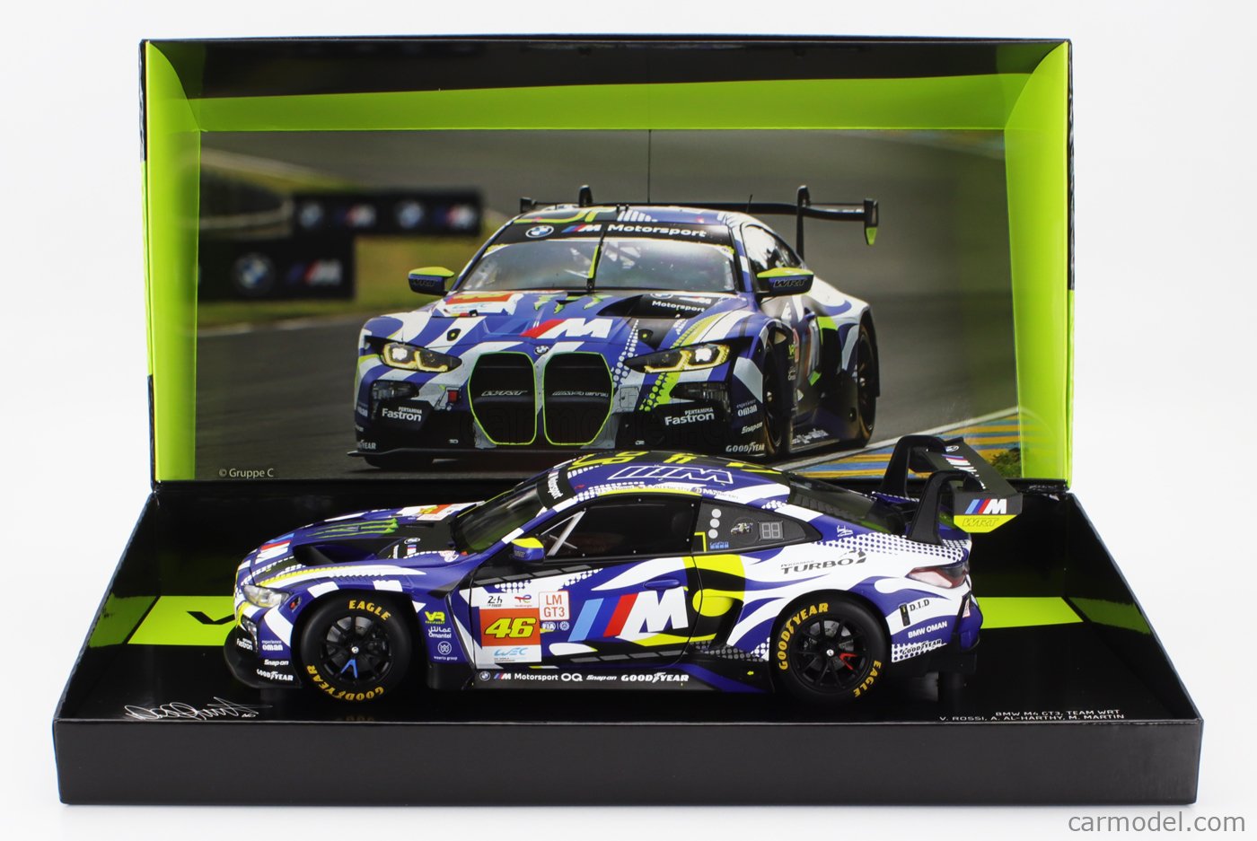 世界限定749台VR46 BMW M4 GT3 1/18 minichamps Minichamps 1:18 BMW M4 GT3 #46 Presentation Car 2023 Team WRT