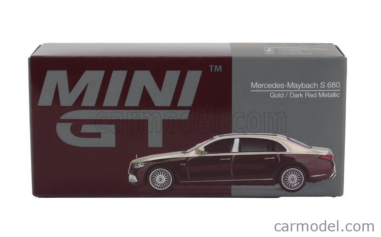 Maybach62ミニカー Maybach62ミニカー Mini GT #962 Mercedes-Maybach S680 Gold