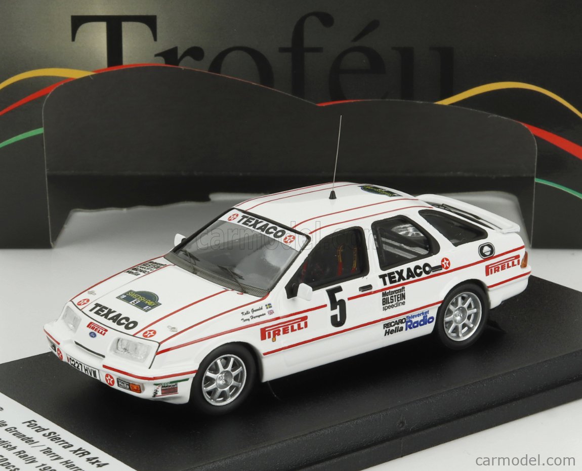 Trofeu Spark 1/43 Ford Sierra XR 4x4 - McRae/Ringer Suède 1989 - Modèle De Collection En Résine