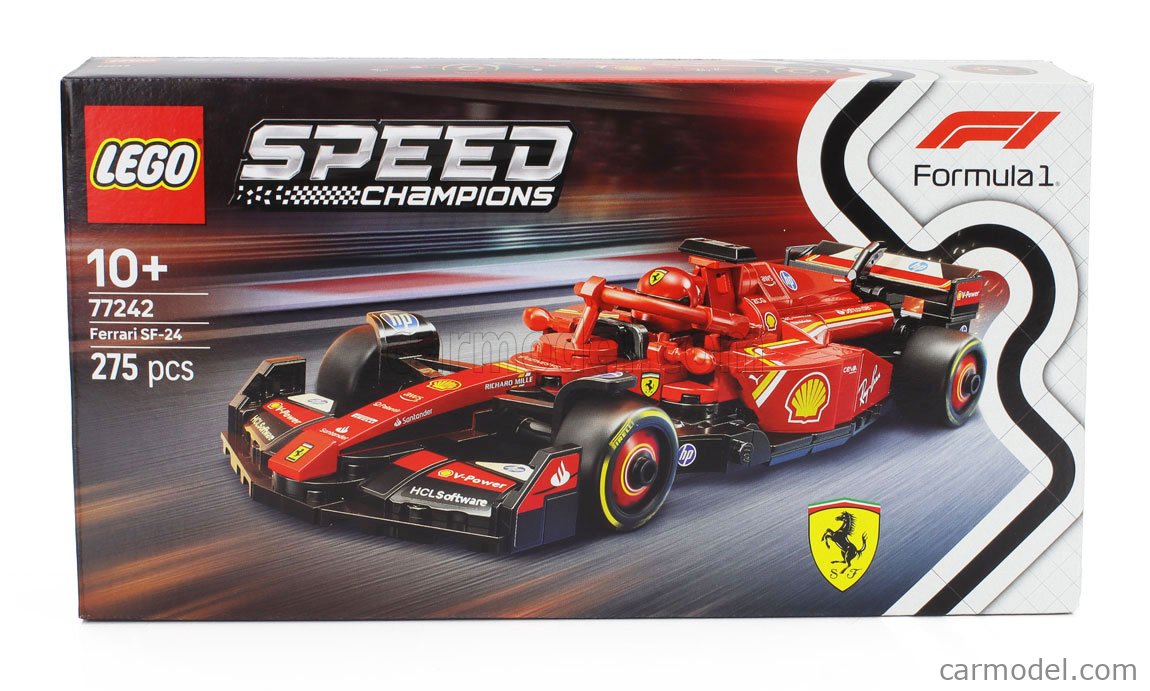 LEGO 77242 Scale 1/25 FERRARI LEGO SPEED CHAMPION F1 SF-24