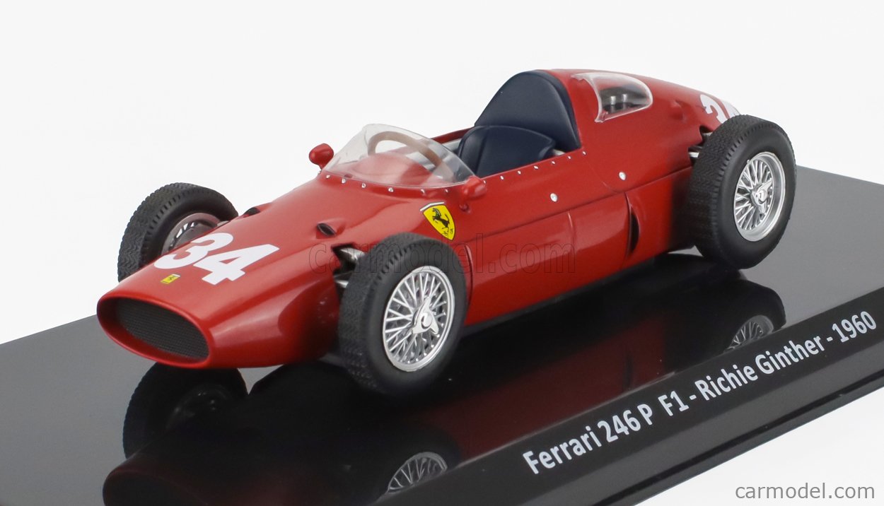 Maquette Ferrari 246 P F1 1960 - Richie Ginther - CENTAURIA 1:24 - N°48 Servo