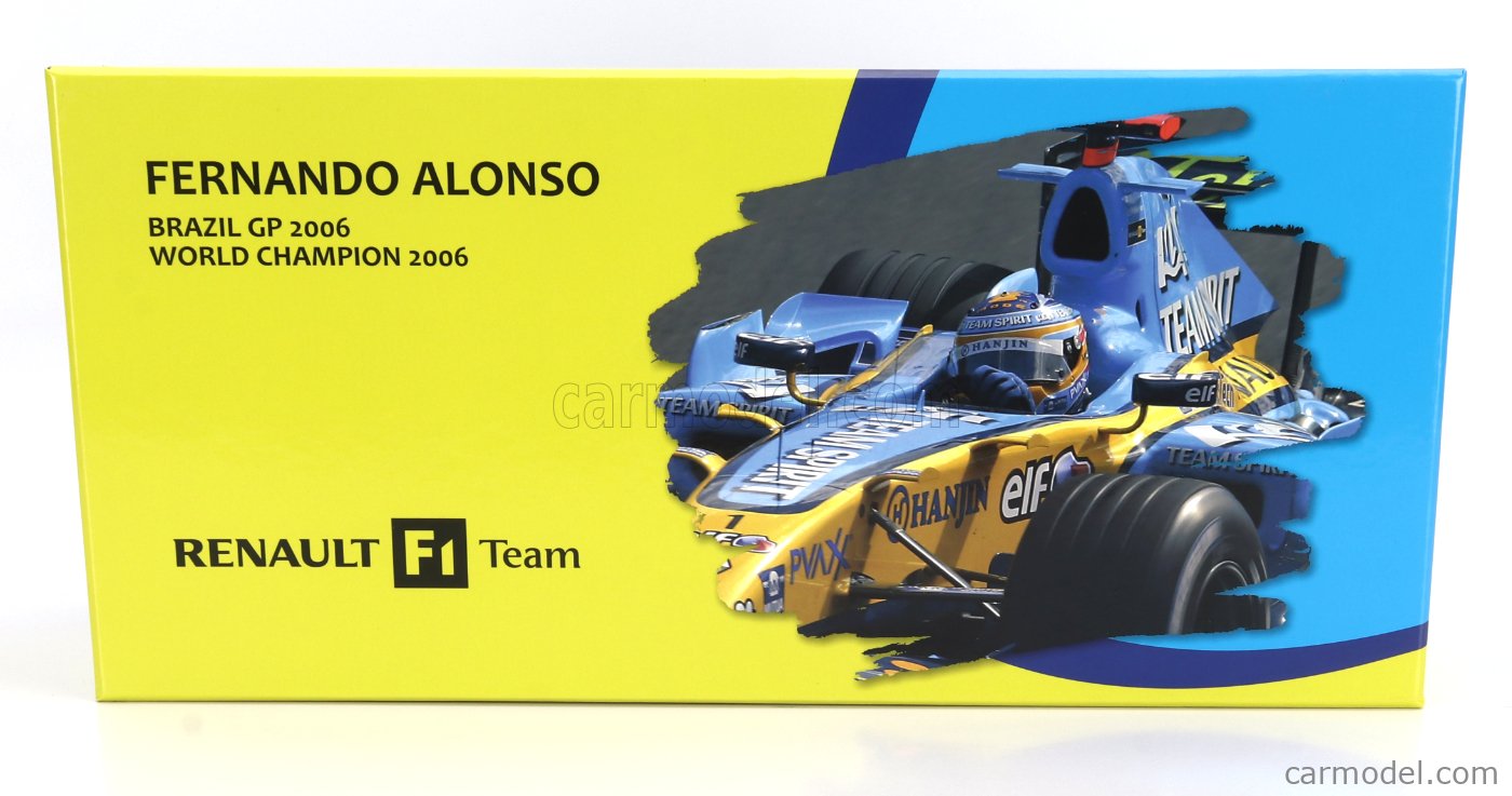 1/18 ルノー F1 R26 チャンピオン 2006 ブラジル F.アロンソ ミニチャンプス 1/ 18 ルノー F1 チーム R26 フェルナンド