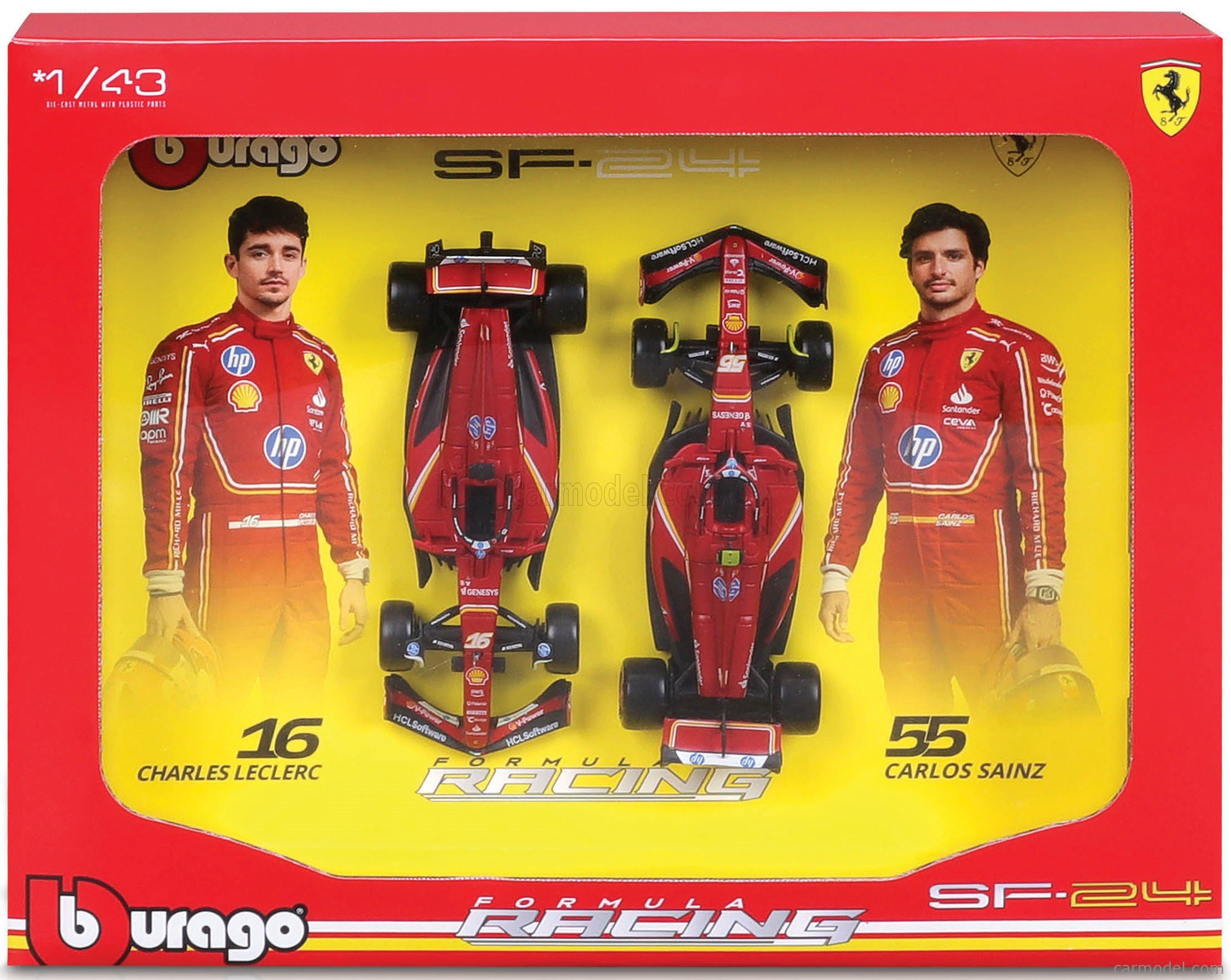 1:43 BURAGO Ferrari F1 Sf-23 #16 Monza Italy Gp 2023 Leclerc