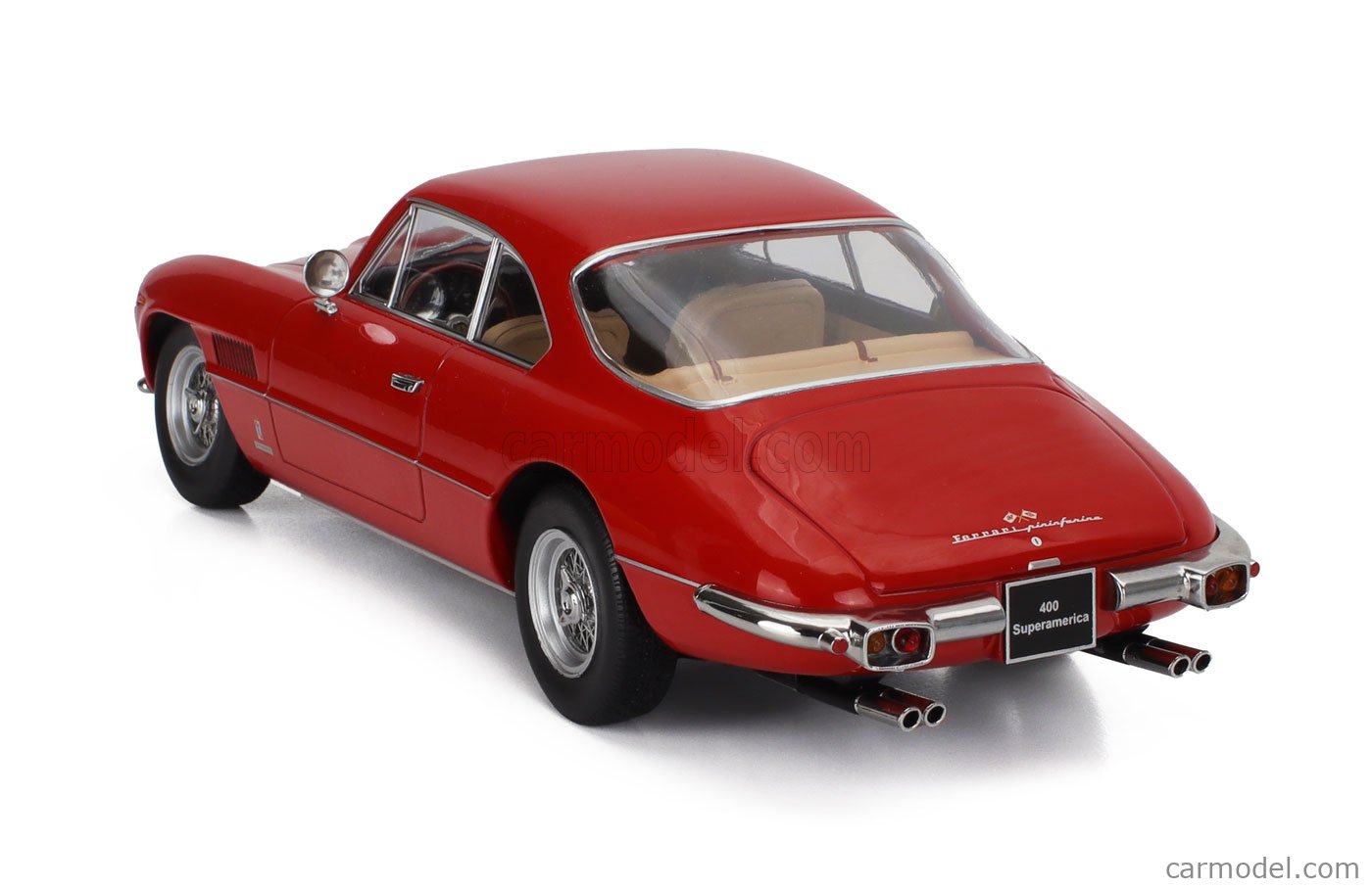 新品】ミニカー 1/18 フェラーリ 400 スーパーアメリカ 1962(レッド