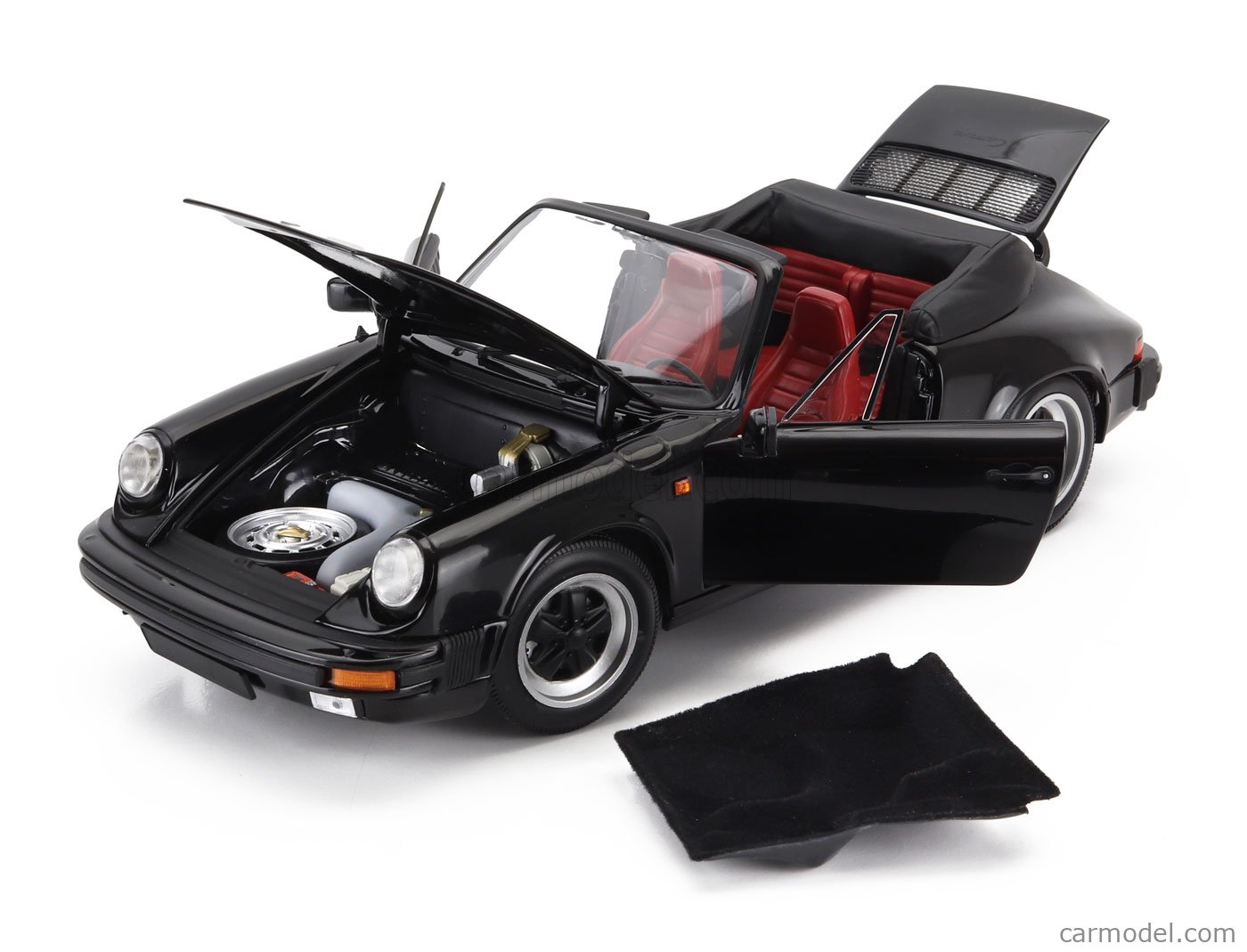Modèle Réduit Porsche 911 Carrera 3.2 Cabriolet 1983 Noir - Minichamps 1:18 - Neuf