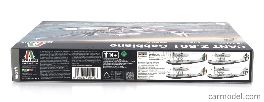 Italeri #*112 C.R.D.A. Cant Z 501 1:72 Scale LR-AA