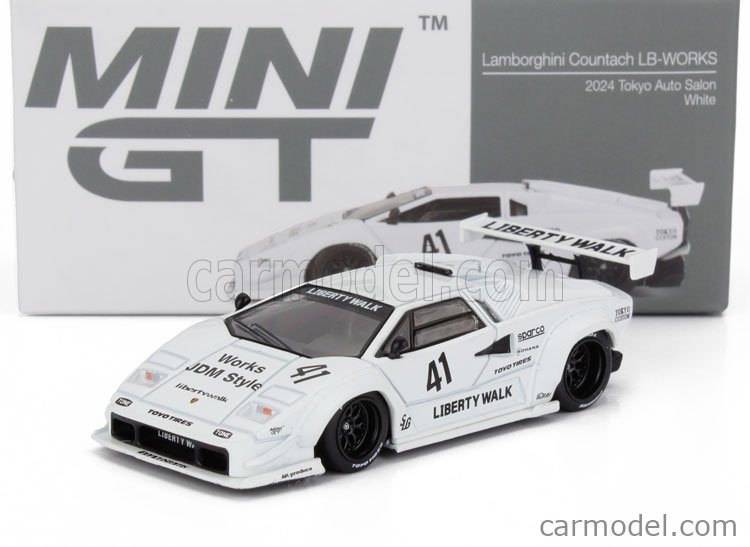 ミニカー Lamborghini Countach LP400 (White) 1:87 MINICHAMPS Lamborghini Countach Lp 400 White 1974