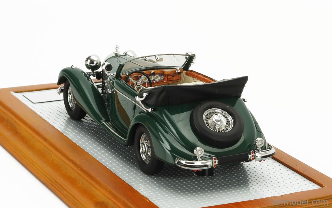 Miniature ILARIO IL146 – Mercedes Benz 540K Cabriolet 1938 – 1/43 Résine Argent