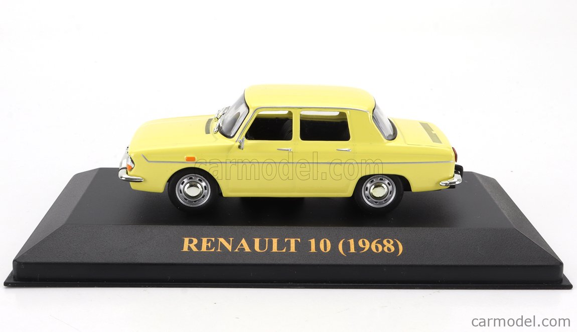 Yellow R10 IXO-MODELS CIXJ000026 Scale 1/43 | RENAULT R10 1968 YELLOW