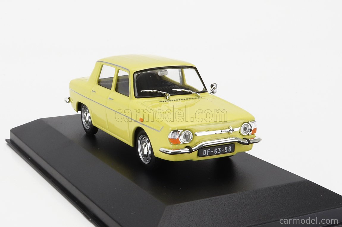 Yellow R10 IXO-MODELS CIXJ000026 Scale 1/43 | RENAULT R10 1968 YELLOW
