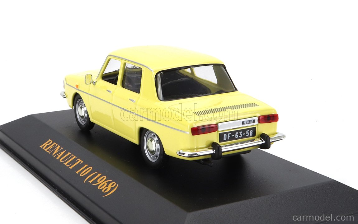Yellow R10 IXO-MODELS CIXJ000026 Scale 1/43 | RENAULT R10 1968 YELLOW